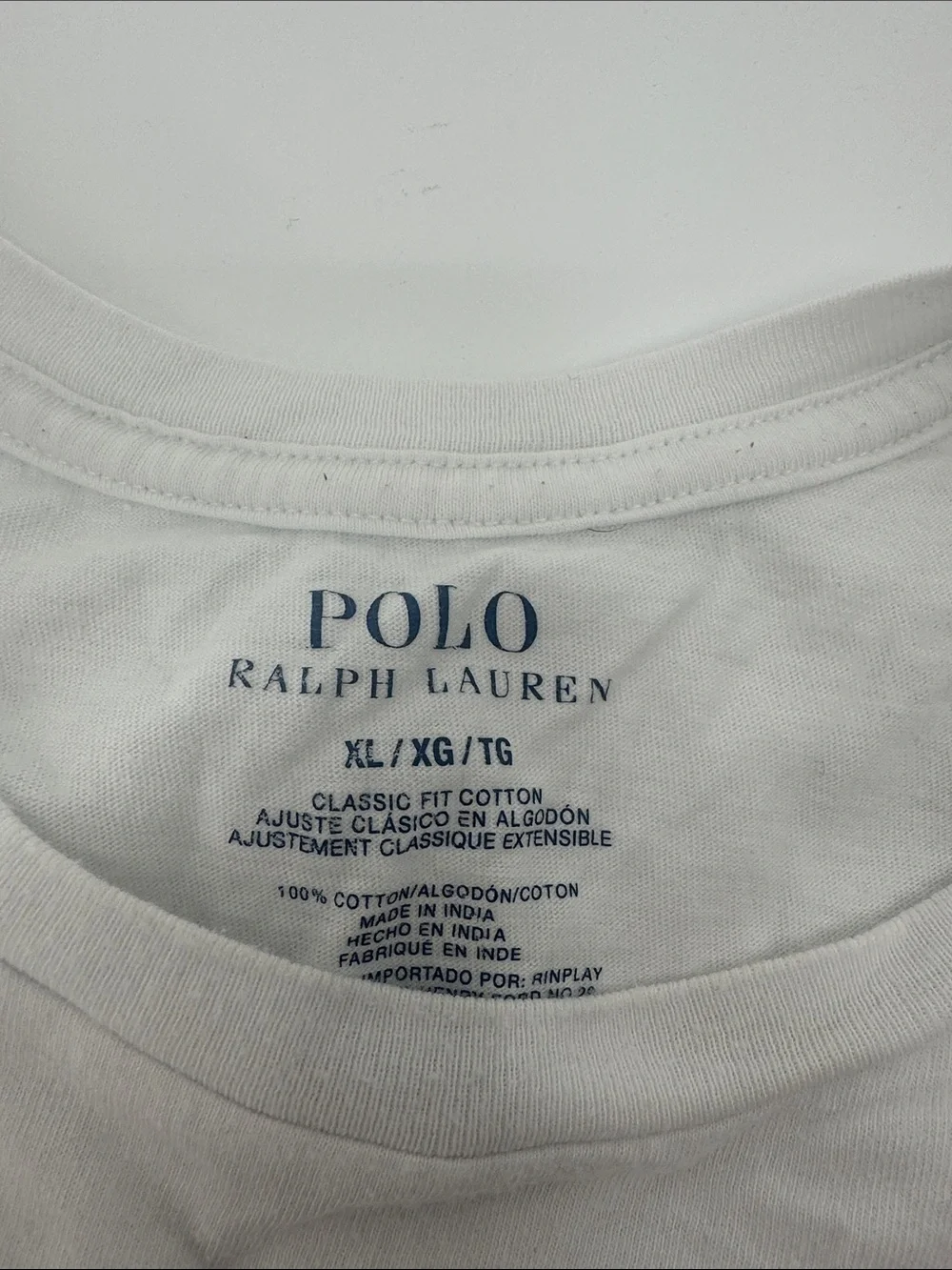 Polo by Ralph Lauren White Short Sleeve Crewneck Tee